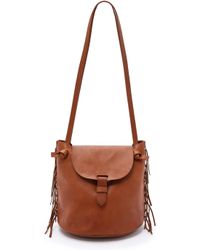 Madewell The Dylan Bucket Bag in Brown (burnished caramel) | Lyst