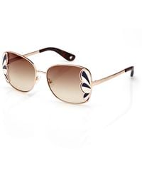 Juicy Couture 550/S Gold-Tone Square Sunglasses - Lyst