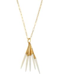 Isabel Marant Cobain Buffalo Bone Necklace - Lyst