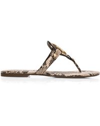 tory burch beige miller sandals