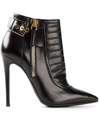 Gianmarco Lorenzi Buckled Ankle Boots - Lyst