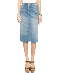 Mother Easy A Skirt - Welcome To Paradise - Lyst