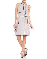 Jason Wu Asymmetrical Checkered Dress - Lyst