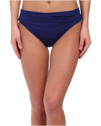 Badgley Mischka Solid High Waist Brief - Lyst