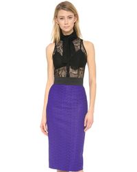 L'Wren Scott Sleeveless Blouse - Black - Lyst