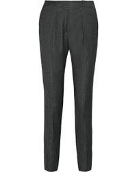 Isabel Marant Liam Woven Straight-Leg Pants - Lyst