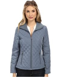 Calvin Klein Knit Collar Quilted Jacket Cw426795 - Lyst