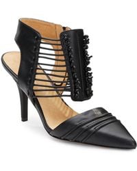 L.a.m.b. Riley Leather D'Orsay Pumps - Lyst