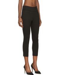 Isabel Marant Black Cropped Lara Leggings - Lyst
