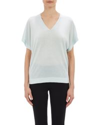 Derek Lam Mesh-Print Back Sweater - Lyst