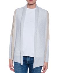 Subtle Luxury Two Tone Shawl Jacket - Lyst