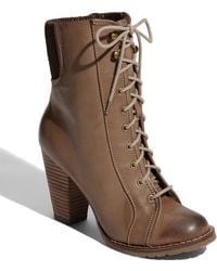 brown platform boots steve madden