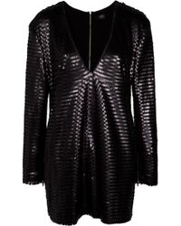 Lublu Mini Sequin Dress - Lyst