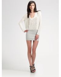 Pleasure Doing Business High-waist Bandage Skirt - Lyst