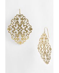Argento Vivo Artisanal Lace Diamond Shape Earrings - Lyst