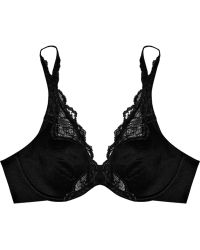 Donna Karan Intimates Underwired Jersey Plunge Bra - Lyst