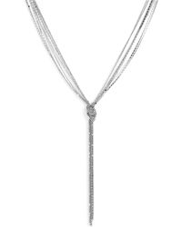 Cara Accessories Metal Ynecklace - Lyst