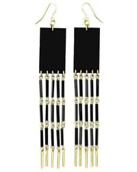 Zelia Horsley Jewellery Rectangle Row Earrings - Lyst