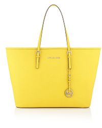 michael kors jet set tote yellow