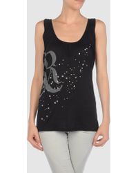Rock & Republic Sleeveless T-Shirt - Lyst