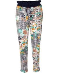 Linea Weekend Folk Print Trousers - Lyst