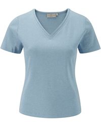 Cc Petite Sky Blue Vneck Basic Jersey - Lyst