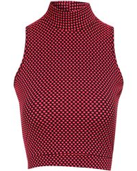 Jane Norman Zig Zag Crop Top - Lyst
