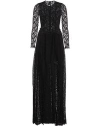 Alessandra Rich Snake Kilt Lace Gown - Lyst