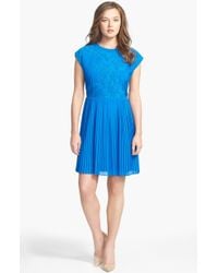 ted pleated baker lace dress lyst