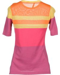 Peter Som Short Sleeve Jumper - Lyst
