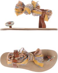 Avec Moderation Flip Flops - Lyst
