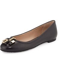 Tory Burch Lowell Leather Ballet Flat - Lyst