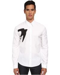 McQ by Alexander McQueen Single Swallow Classic Fitted Button Up - Lyst