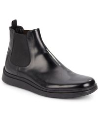 Giorgio Armani Leather Boots - Lyst