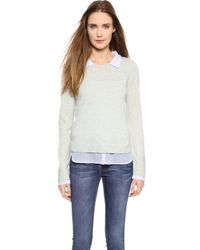 Joie Zhen A Sweater - Heather Stonemist/Cielo - Lyst