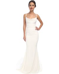 Nicole Miller Hampton Lace Back Gown - Lyst