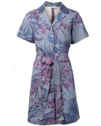 Suno Shirt Dress - Lyst