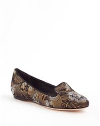 Vera Wang Lavender Hurley Smoking Flats - Lyst