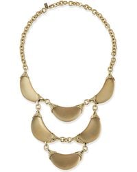 Alexis Bittar Lucite Crescent Statement Necklace - Lyst