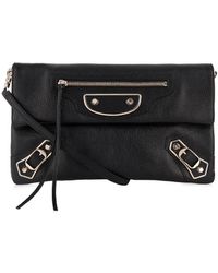 Balenciaga Classic Envelope Leather Cross-body Bag - Lyst