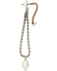 Rodarte Hook And Pearl Earring - Lyst