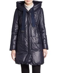 Elie Tahari Lisa Hooded Puffer Coat - Lyst
