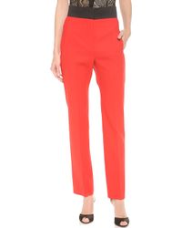 L'Wren Scott Straight Pants - Bento Box Red/Black - Lyst