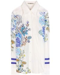 Etro Printed Shirt - Lyst