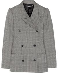 Alexander McQueen Glen Plaid Wool And Mohair-Blend Blazer - Lyst