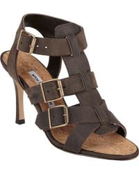 Manolo Blahnik Pidigi Buckle-Strap Sandals - Lyst