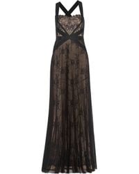 Notte By Marchesa Grosgrain-Trimmed Lace And Tulle Gown - Lyst