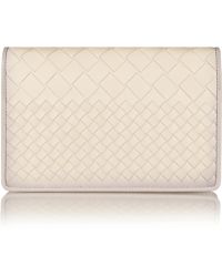 Bottega Veneta Montebello Intrecciato Leather Clutch - Lyst