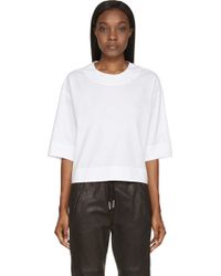 Isabel Marant White Poplin Weaver Blouse - Lyst