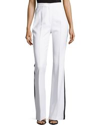 Michael Kors Flared Tuxedo Trousers - Lyst
